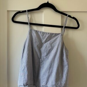 Nude Lucy Blue and White Striped Top